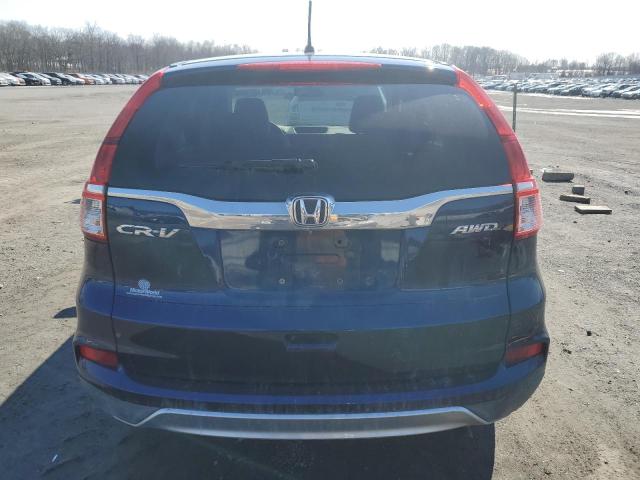 2HKRM4H56FH627199 - 2015 HONDA CR-V EX BLUE photo 6