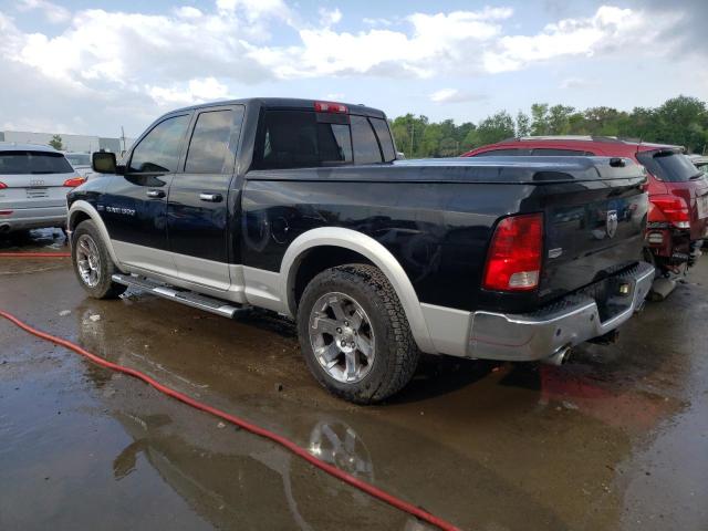 1C6RD6JT1CS268806 - 2012 DODGE RAM 1500 LARAMIE BLACK photo 2