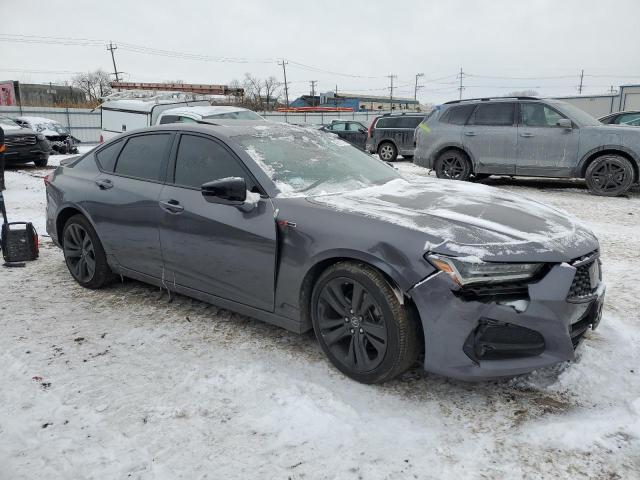 19UUB6F57MA011497 - 2021 ACURA TLX TECH A GRAY photo 4