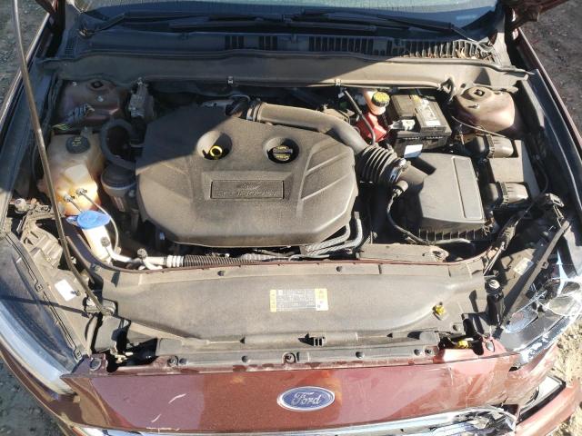 3FA6P0T90FR221628 - 2015 FORD FUSION SE BROWN photo 11