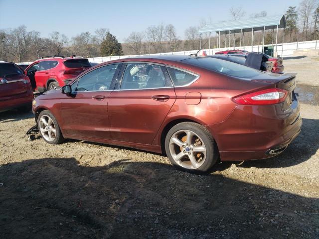 3FA6P0T90FR221628 - 2015 FORD FUSION SE BROWN photo 2