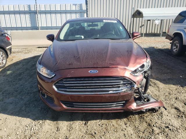 3FA6P0T90FR221628 - 2015 FORD FUSION SE BROWN photo 5