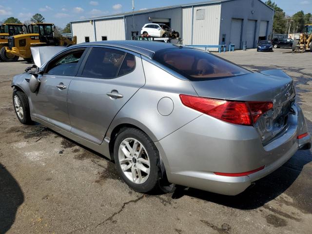 KNAGM4A76B5057313 - 2011 KIA OPTIMA LX SILVER photo 2