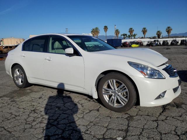 JN1CV6AP4AM203502 - 2010 INFINITI G37 BASE WHITE photo 4