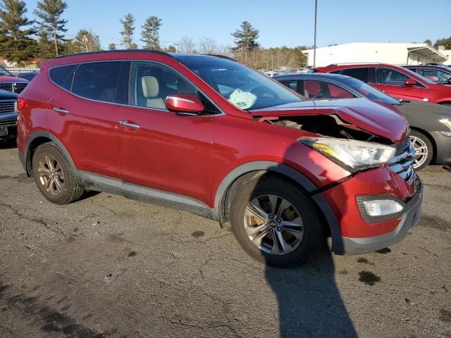 5XYZUDLB8EG175274 - 2014 HYUNDAI SANTA FE S RED photo 4