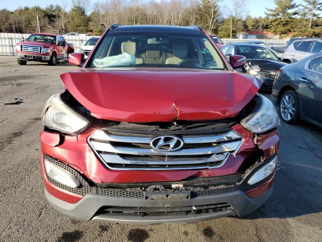 5XYZUDLB8EG175274 - 2014 HYUNDAI SANTA FE S RED photo 5