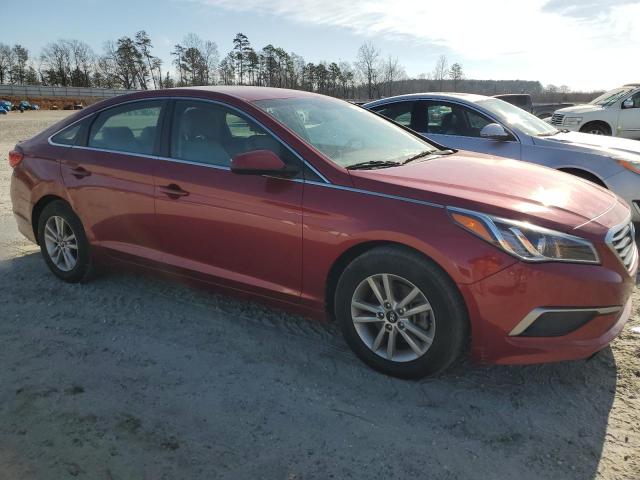 5NPE24AF3GH277832 - 2016 HYUNDAI SONATA SE RED photo 4