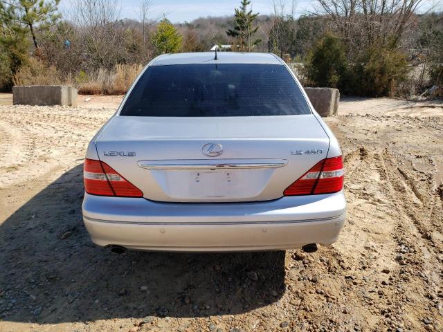 JTHBN36FX40139807 - 2004 LEXUS LS 430 SILVER photo 6