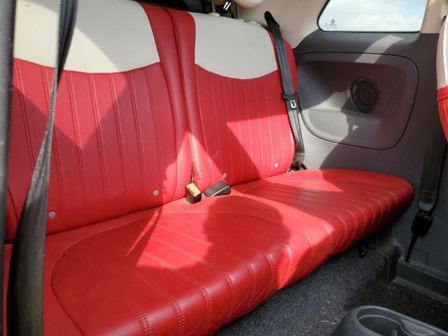 3C3CFFER1CT384999 - 2012 FIAT 500 LOUNGE RED photo 10