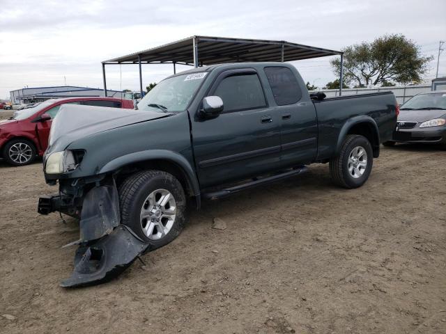 5TBRU34145S449260 - 2005 TOYOTA TUNDRA ACCESS CAB SR5 GREEN photo 1