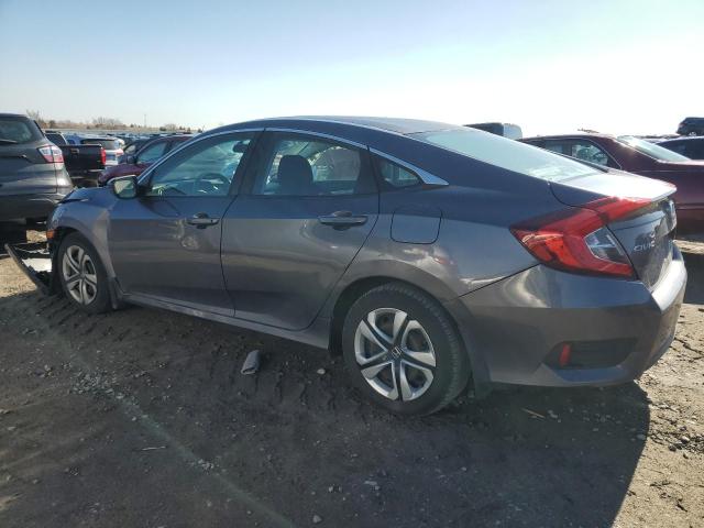 19XFC2F51GE006956 - 2016 HONDA CIVIC LX GRAY photo 2