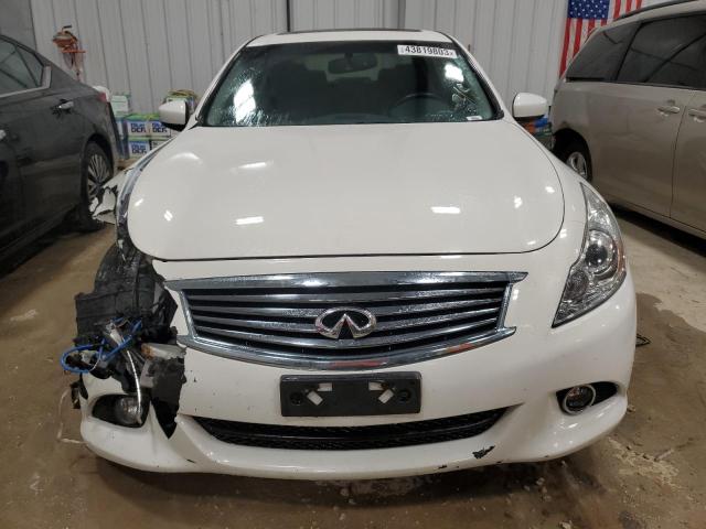 JN1CV6AR7DM758482 - 2013 INFINITI G37 WHITE photo 5