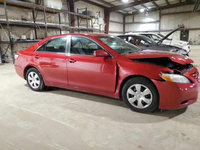 4T1BE46K87U009330 - 2007 TOYOTA CAMRY CE RED photo 4