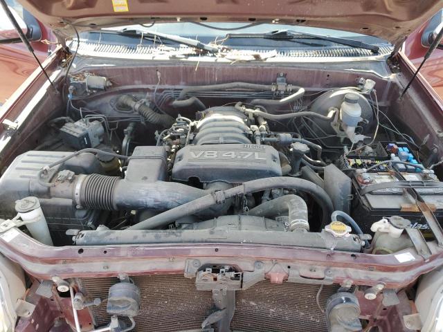 5TBBT44136S479765 - 2006 TOYOTA TUNDRA ACCESS CAB SR5 RED photo 11