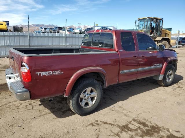 5TBBT44136S479765 - 2006 TOYOTA TUNDRA ACCESS CAB SR5 RED photo 3