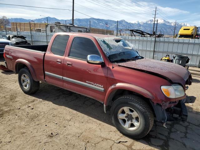 5TBBT44136S479765 - 2006 TOYOTA TUNDRA ACCESS CAB SR5 RED photo 4