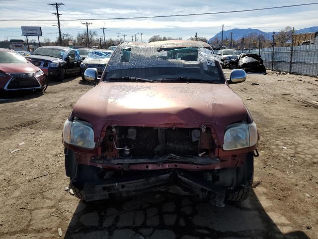 5TBBT44136S479765 - 2006 TOYOTA TUNDRA ACCESS CAB SR5 RED photo 5