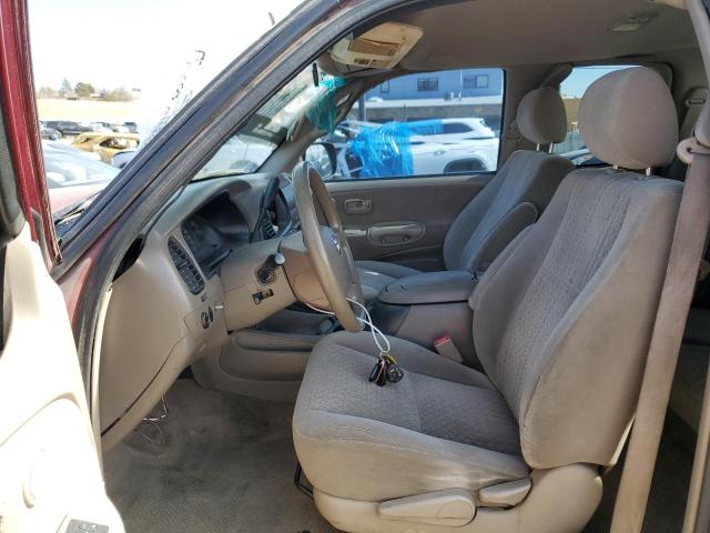 5TBBT44136S479765 - 2006 TOYOTA TUNDRA ACCESS CAB SR5 RED photo 7