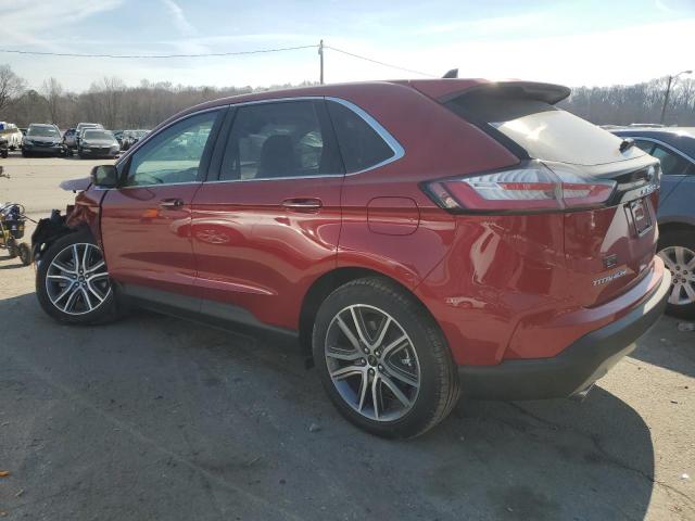 2FMPK4K9XRBA84590 - 2024 FORD EDGE TITANIUM RED photo 2