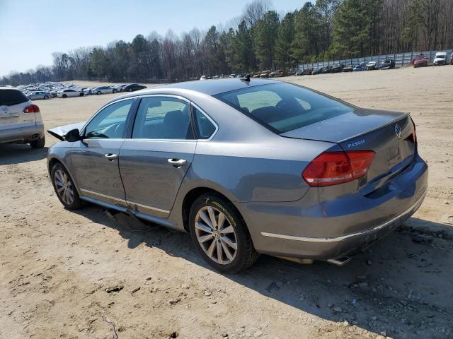 1VWCH7A31CC102799 - 2012 VOLKSWAGEN PASSAT SEL GRAY photo 2