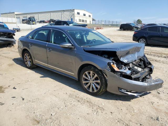 1VWCH7A31CC102799 - 2012 VOLKSWAGEN PASSAT SEL GRAY photo 4