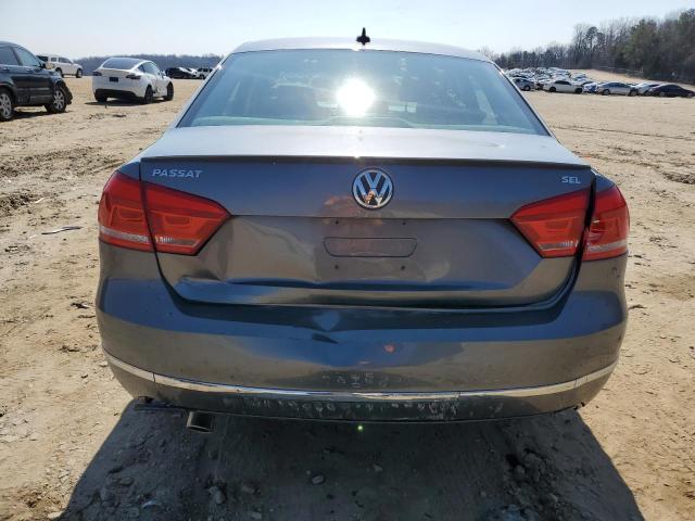 1VWCH7A31CC102799 - 2012 VOLKSWAGEN PASSAT SEL GRAY photo 6