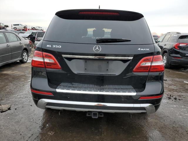 4JGDA5HB8FA552698 - 2015 MERCEDES-BENZ ML 350 4MATIC BLACK photo 6