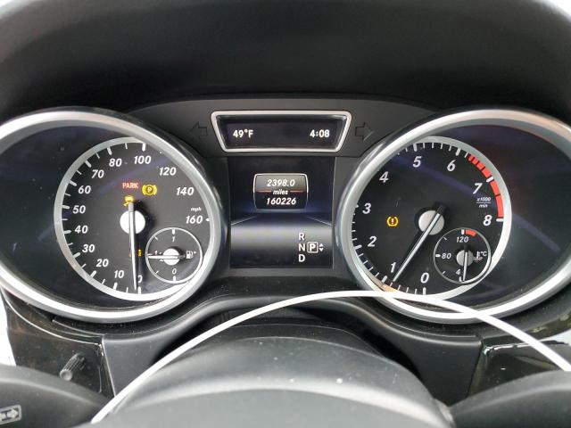 4JGDA5HB8FA552698 - 2015 MERCEDES-BENZ ML 350 4MATIC BLACK photo 9