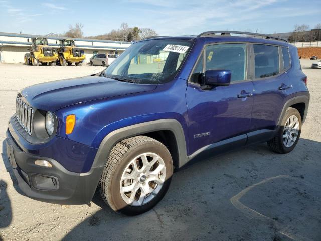 ZACCJABB6JPG89682 - 2018 JEEP RENEGADE LATITUDE BLUE photo 1