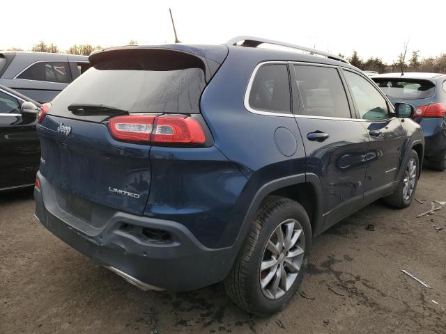 1C4PJMDX9JD576089 - 2018 JEEP CHEROKEE LIMITED BLUE photo 3