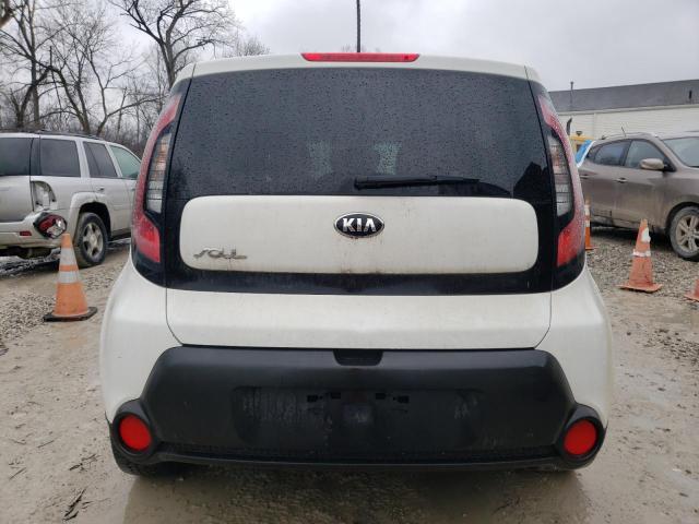 KNDJN2A27G7365262 - 2016 KIA SOUL WHITE photo 6