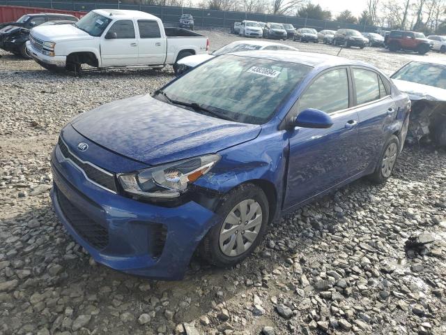 3KPA24AD8LE359955 - 2020 KIA RIO LX BLUE photo 1