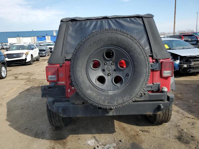 1J4AA2D19BL544847 - 2011 JEEP WRANGLER SPORT RED photo 6