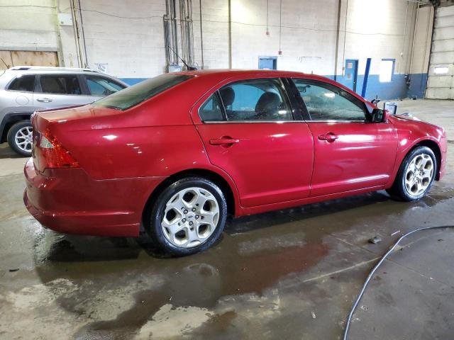 3FAHP0HA5BR133468 - 2011 FORD FUSION SE RED photo 3