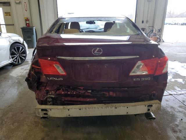 JTHBJ46G472078716 - 2007 LEXUS ES 350 MAROON photo 6