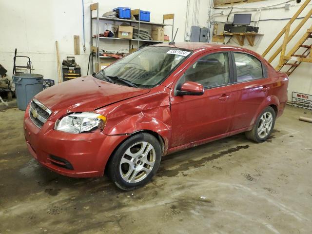 KL1TD5DE2AB104894 - 2010 CHEVROLET AVEO LS Czerwony zdjęcie 1