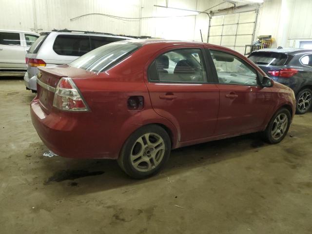 KL1TD5DE2AB104894 - 2010 CHEVROLET AVEO LS RED photo 3