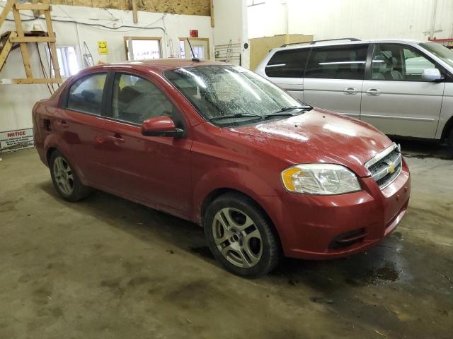 KL1TD5DE2AB104894 - 2010 CHEVROLET AVEO LS RED photo 4