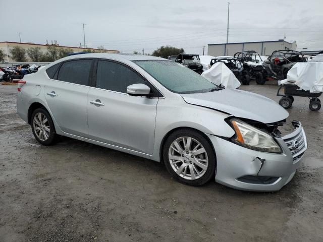 3N1AB7AP0EY337772 - 2014 NISSAN SENTRA S SILVER photo 4