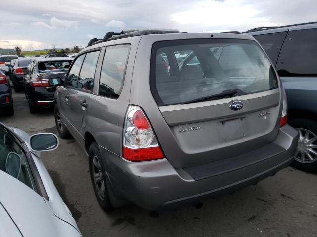 JF1SG63616H744391 - 2006 SUBARU FORESTER 2.5X GRAY photo 2