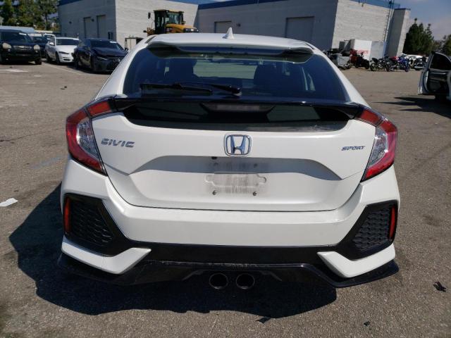 SHHFK7H45KU400854 - 2019 HONDA CIVIC SPORT WHITE photo 6