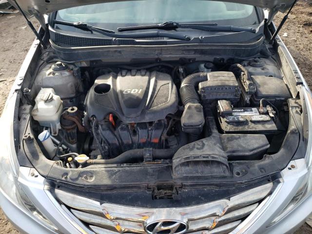 5NPEC4AC5BH001227 - 2011 HYUNDAI SONATA SE SILVER photo 11