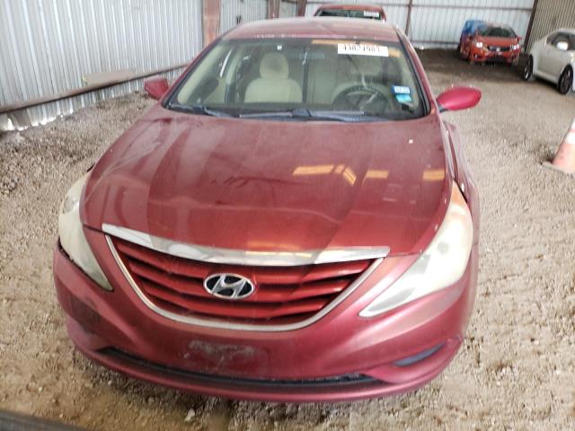 5NPEB4AC6BH219115 - 2011 HYUNDAI SONATA GLS RED photo 5