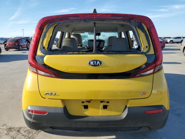 KNDJ23AU7L7108497 - 2020 KIA SOUL LX YELLOW photo 6