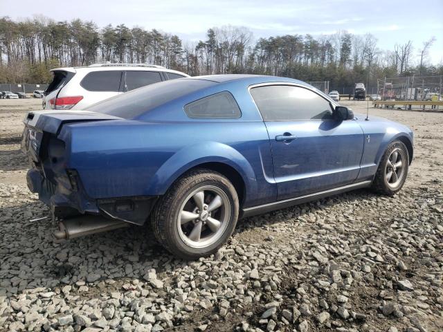 1ZVFT80N275219712 - 2007 FORD MUSTANG BLUE photo 3