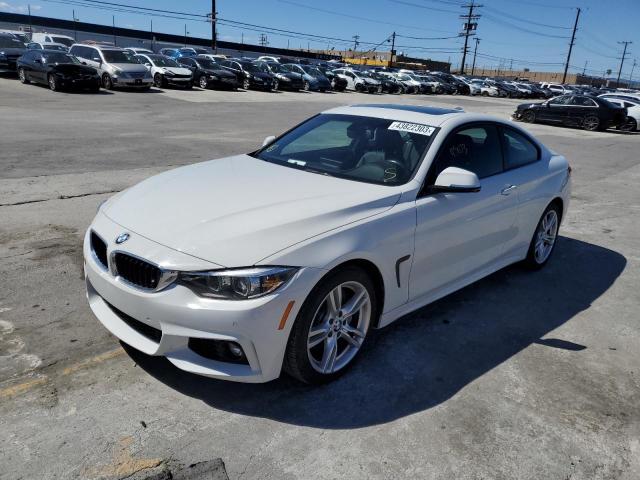 WBA4W3C50KAF93574 - 2019 BMW 430I WHITE photo 1