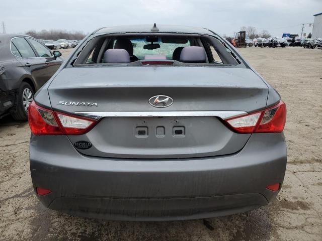 5NPEB4AC7EH928639 - 2014 HYUNDAI SONATA GLS GRAY photo 6