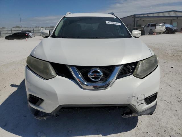 5N1AT2MT6EC755117 - 2014 NISSAN ROGUE S WHITE photo 5