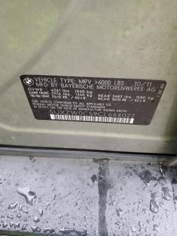 5UXZW0C59CL664022 - 2012 BMW X5 XDRIVE35D Qəhvəyi foto 13