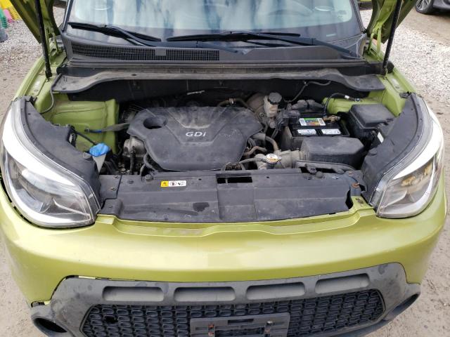 KNDJN2A27G7848606 - 2016 KIA SOUL GREEN photo 11